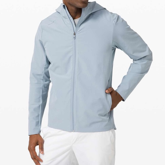 lululemon athletica Other - Lululemon Warp Light Jacket Packable Light Blue